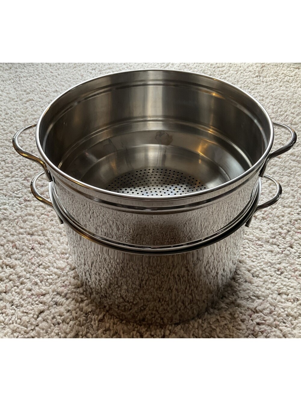 Triplinox 18/10 Stainless Steel 8 qt Stock Pot W/Strainer Made In France